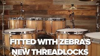 ZEBRA DRUMS LONDON PLANE TREE 7 PIECE DRUM KIT - DRUMAZON SHOW REEL