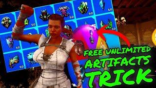 Free UNLIMITED ARTIFACTS Trick in Ark Survival Ascended!