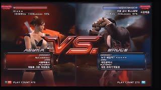 Tekken6 Br - Bebe(Asuka) vs Rain(Bruce)