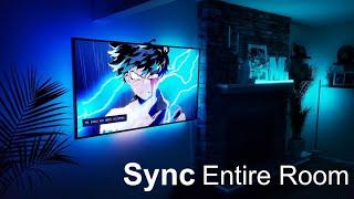 Sync Entire Room with Govee DreamView - Setup and Demo. Philips Hue Sync Box Alternative