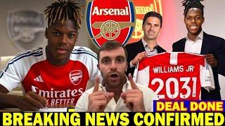 CONFIRMED ARSENAL EXCITED TRANSFER NEWS & UPDATES UNFOLDED Nico Williams £50M summer transfer move