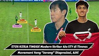 ETOS KERJA TINGGI! Modern Striker Ala Shin Tae Yong di Timnas Indonesia