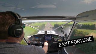 Flying to East Fortune for the LAA East of Scotland Fly-In