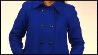 Preston & York Double-Breasted A-Line Coat