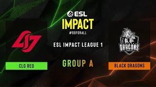 CLG Red vs. Black Dragons - Map 1 [Overpass] - ESL Impact League S1 - Group A