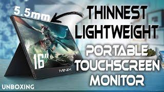 𝐓𝐡𝐢𝐧𝐧𝐞𝐬𝐭 & 𝐋𝐢𝐠𝐡𝐭𝐰𝐞𝐢𝐠𝐡𝐭 16" Portable Touchscreen Monitor |  Minix SF16T  |  UNBOXING REVIEW