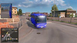 bus driving in Euro truck simulator 2 ASHIK SPARK