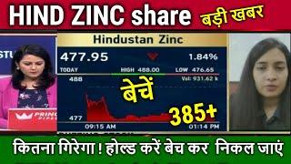 HIND ZINC share latest news,hindustan zinc share analysis,target,hind zinc share news dividend 2024,