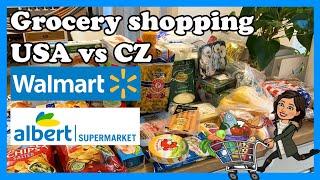 GROCERIES PRICE IN PRAGUE vs IN USA ||  ALBERT vs WALMART