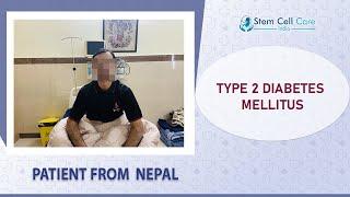 Patient With Type 2 Diabetes Came From Nepal For Stem Cell Therapy At Stem Cell Care India | Exosome