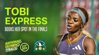 Tobi Amusan wins women's 110mh heat 1 at the National Olympic Trials Benin 2024