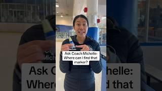 Coach Michelle’s Handy Dandy Marker ️ #coachmichellehong #skatingcoach #iceskater #figureskating