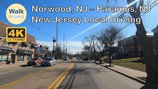 【4K60】 Driving - from Norwood, NJ to Paramus, NJ (Bergen County Zoo)