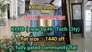 2BHK flat for sale in Hyderabad KPHB || Flat for sale in Kukatpally  || Resale flat for sale in KPHB