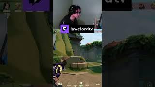 Prolly my shortest clip! | lawsfordtv on #Twitch #valorant #valorantjett #fyp