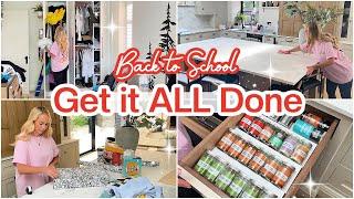 Get it All Done | Back to School All Day Clean + Sort my Life Out