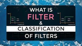 What is Filter & Classification of Filters | Four Types of Filters | Electronic Devices & Circuits