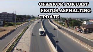 OFANKOR POKUASI 10 LANE DUALIZATION OF FESTUS ASPHALTING UPDATE