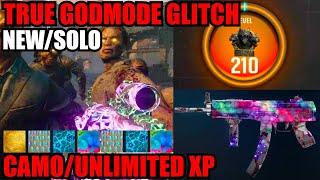 *NEW* TRUE GODMODE GLITCH! *SOLO* UNLIMITED XP/CAMO GLITCH BO6! BO6 GLITCHES! BO6 ZOMBIES GLITCH!