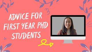 7 ADVICE FOR FIRST YEAR PHD STUDENTS | from Cambridge Physics PhD candidate