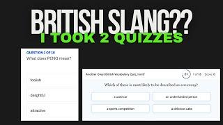 Nobody Uses These Words! | English Teacher Takes British Slang Quizzes