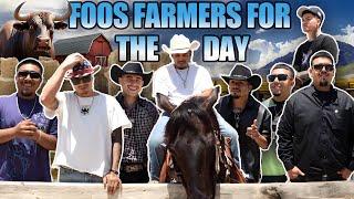 FOOS FARMERS FOR THE DAY !!