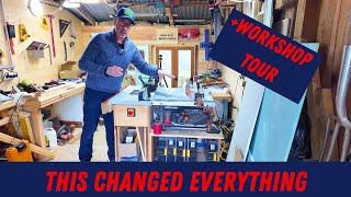 This Workstation TOTALLY Changed My Small Workshop (+Workshop Tour)