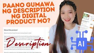 Paano gumawa ng Description ng Digital Product mo? Saan pwede kumuha? #Raketph #DigitalProduct