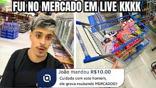 Um Gamer no Mercado Morando Sozinho EM LIVE KKKK - Xiteyy