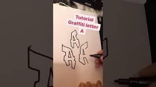 How to draw a graffiti art #shorts