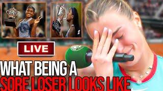 Aryna Sabelenka Can't Hide How She Feels Losing To Coco Gauff During French Open