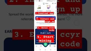 Latest Crypto Mining App 2023. Early miners get more reward don't miss it