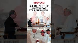 Cardinal Tagle & Pope Leo XIV share a bond like St. Peter & Paul #popeleoxiv #cardinaltagle #newpope