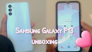 Unboxing Samsung F13| Waterfall Blue 64GB  Setup + Camera test