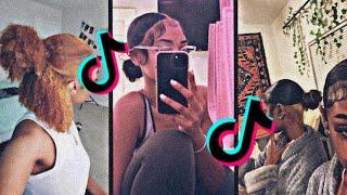 TikTok compilation | black girl natural hairstyles 4 all types:)