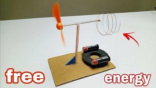 Free Energy Fan Device 100%. How to make free energy fan at home