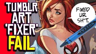 Comic Artist SLAMS Tumblr Art Fixer!