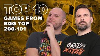 Top 10 Games from BGG Top 200-101 - BGG Top 10 w/ The Brothers Murph