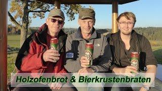 Holzofenbrot und Bierkrustenbraten