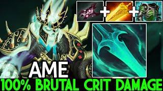 AME [Wraith King] 100% Brutal Crit Damage 3 Hit K.O Dota 2