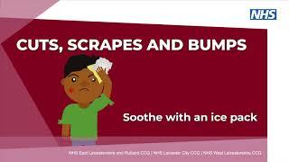 How to treat children's cuts, bumps and scrapes.