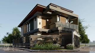 161 sq.m. Two Storey Residential Design | Feria Constuct