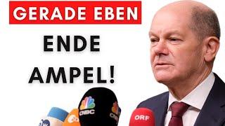 Geil: Scholz entlässt Finanzminister Lindner – Ampel ist zu Ende!