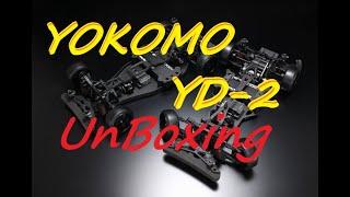 YOKOMO YD2E-S Drift Kit  unboxing, first look, Y2-002MG Graphite Chassis