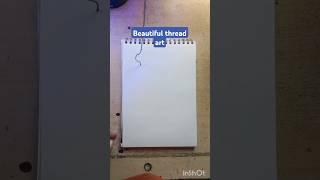 Beautiful thread art  painting ideas// #paintingforbeginners #artwithnishanth