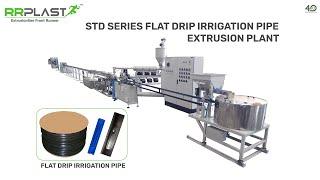 Inline Flat Drip Irrigation Pipe Extrusion Plant | Drip Irrigation Pipe Plant Machine Manufacturer