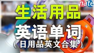 【从零开始学英语】150个日常生活用品单词发音教学/ 零基础英语学英文合集/Nate-Onion English