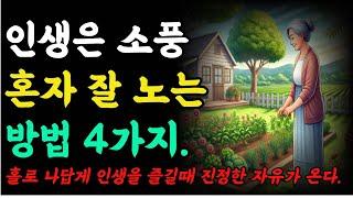 인생은 소풍 혼자 잘 노는방법4가지|홀로 나답게 인생을 즐기는 방법 | 홀로 설 때 진정한 자유가온다|오디오북|철학과지혜|지혜의 등불