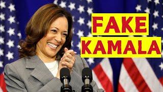 Kamala Harris STRUGGLES OFF-Script. Is Kamala Fake?