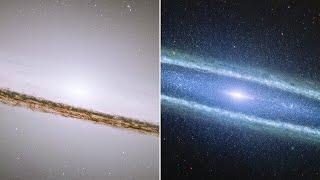 Transition video: Hubble and Webb’s views of the Sombrero Galaxy